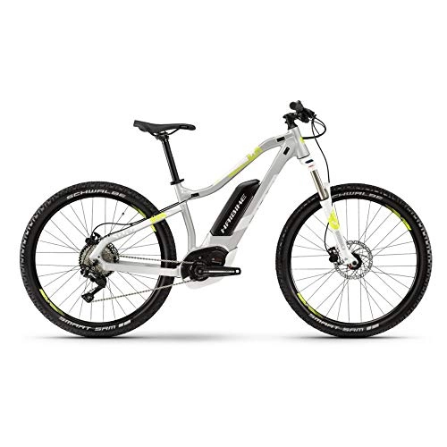 Bici elettriches : HAIBIKE Sduro Hardseven 4.0 Bosch 500Wh 10v Grigio / Bianco Taglia 47 2019 (eMTB Hardtail)