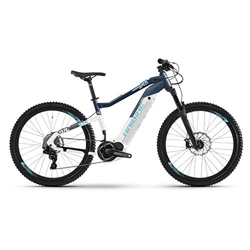 Bici elettriches : HAIBIKE Sduro Hardseven Life 5.0 Yamaha 500Wh 11v Bianco / Blu Taglia 43 2019 (eMTB Hardtail)