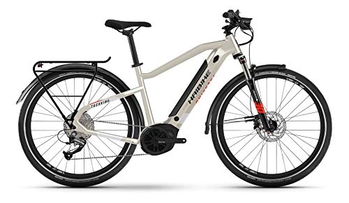 Bici elettriches : Haibike Trekking 4 Yamaha Bicicletta elettrica 2022 (27, 5" diamante da uomo, S / 48 cm, Desert / White (uomo)