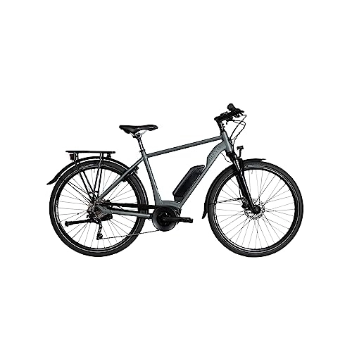 Bici elettriches : HAWK E-City 500 Trekking Gent I E-Bike Uomo I Bicicletta con telaio in alluminio leggero I E-Bike Uomo 28 pollici con sistema motore centrale, 10 circuiti (57)