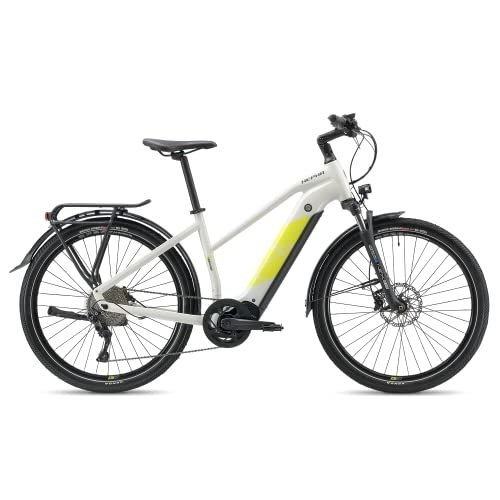 Bici elettriches : HEPHA Trekking 7, E-Bike Unisex Adulto, Grigio, 49