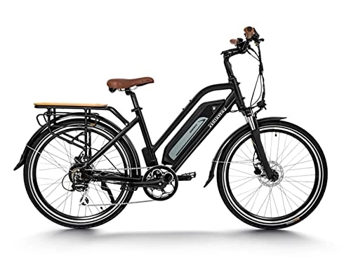 Bici elettriches : Himiway City Bicicletta Elettrica per Adulto 36V 18.2Ah / 655Wh Samsung Li-Batteria ebike Autonomia 120km Bici Elettrica 26" X 1.95" Bike elettrica 250W 25km / h Shimano 7 Citybike per Uomo e Donna 26kg