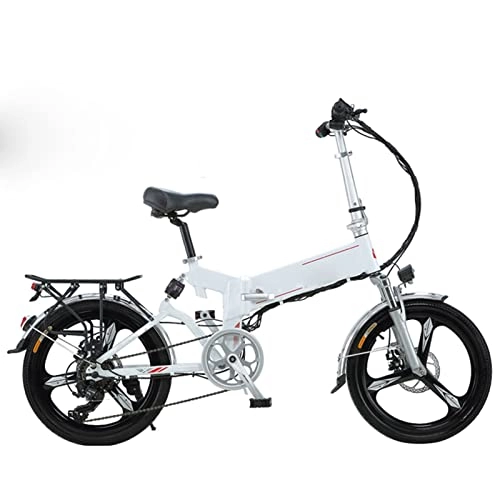Bici elettriches : HMEI Bicicletta elettrica Pieghevole Bike elettrica Pieghevole for Adulti Bicicletta elettrica 35 0W 34V. Bicicletta elettrica Pieghevole da 20 Pollici elettrica elettrica da 20 Pollici