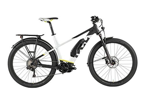 Bici elettriches : Husqvarna Gran Tourer GT4 Pedelec Bicicletta elettrica Trekking, Grigio / Bianco 2019, Donna Uomo, 55 cm
