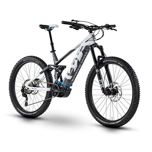 Bici elettriches : Husqvarna Mountain Cross 6 MC6 27, 5'' 500Wh Shimano 11v Taglia 44 Grigio 2019 (eMTB all Mountain)