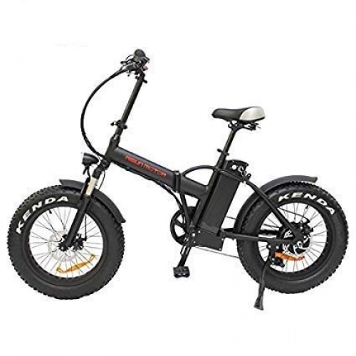Bici elettriches : HYLH 48V 500W o 750W 8Fun Bafang Hub Motor 20"Ebike Mini Bicicletta elettrica Pieghevole per Pneumatici Grassi con Batteria al Litio 48V 12.5AH o 48V 17.5AH