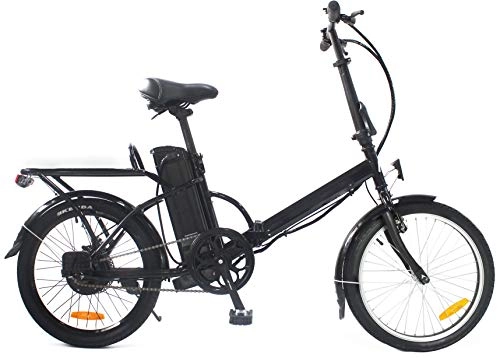 Bici elettriches : i-Bike, BRERA 20" Unisex adulto, nero, unica