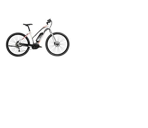 Bici elettriches : i-Speed Fitness D10 Bianco L - Bicicletta a pedalata assistita da Strada