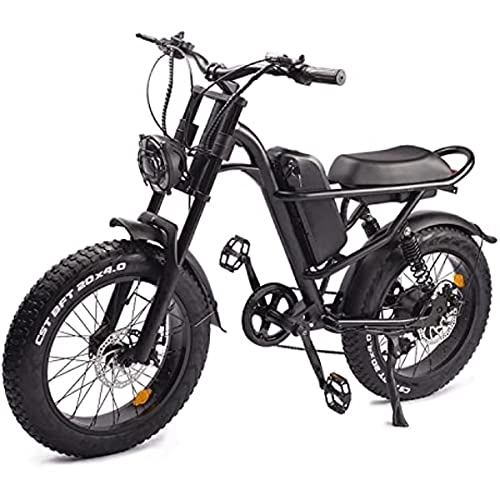 Bici elettriches : ICEWHWWL Bicicletta elettrica, mountain tires da 20 pollici, biciclette elettriche da 48v 15.6Ah, bicicletta elettrica per arrampicarsi sulle strade a 7 velocità per adulti