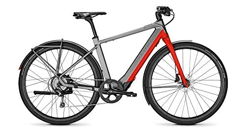 Bici elettriches : Kalkhoff Berleen Advance Groove - Bicicletta elettrica 2020, 28", diametro 51 cm, colore: grigio / rosso