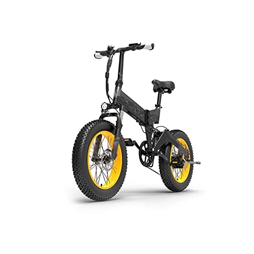 Bici elettriches : Liangsujian Bici elettrica della Bicicletta 100 0W 48V 10.4AH Mountain Bike Batteria Estraibile (Color : Yellow)