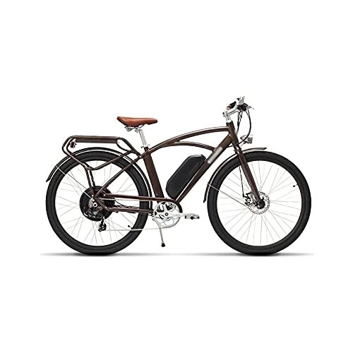 Bici elettriches : Liangsujian Bicicletta elettrica, 700C Bicicletta elettrica 48 V 13Ah 400W Bici elettrica ad Alta velocità Bike 5 Level Pedal Assist Assist Lungi Endurance Retro Style Ebike