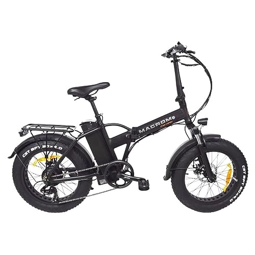 Bici elettriches : MACROM Bici pieg. E-Bike Cervinia 20" 250W black