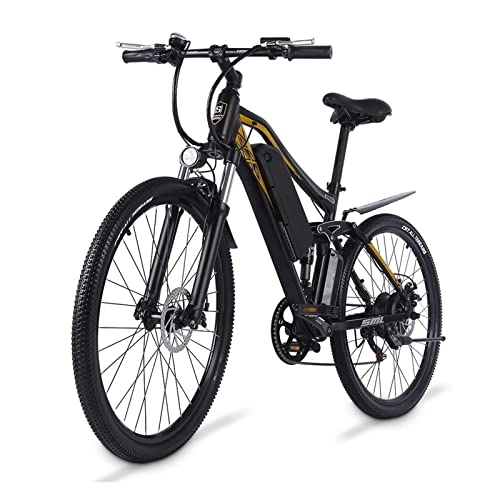 Bici elettriches : Mountain Bike elettrica 500 W 21 Velocità Bicicletta Elettrica 27.5 Pollice Pneumatico E-Bike Bici Adulto 48 V 17Ah Bici Urbana