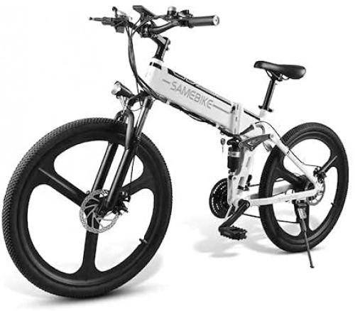 Bici elettriches : Mountain bike elettrica Bicicletta elettrica pieghevole da 26 pollici 350W 48V 10AH Mountain bike elettrica per adulti