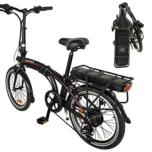 Bici elettriches : Mountain Bike Pieghevole per Bici elettrica, Cambio Shimano 7 velocit E-Bike para Adultos 250W 36V 10AH Batteria al Litio Bicicletta Per Adulti E Adolescenti Carico massimo: 120 kg