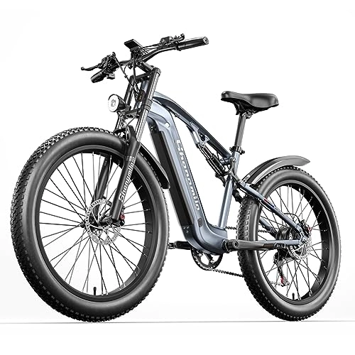 Bici elettriches : Mx05 Bicicletta elettrica a sospensione completa Bafang Motor 48V 15Ah E-bike per uomo e donna(una batteria)