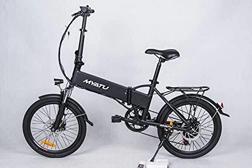 Bici elettriches : MYATU 3 biciclette elettriche pieghevoli, colore bianco