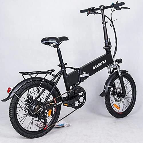 Bici elettriches : MYATU F0320 City e Bike 20"Pieghevole Batteria al Litio 36V 8Ah 【Fabbrica UE】