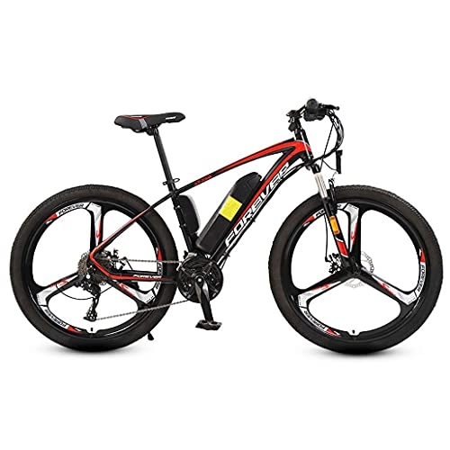Bici elettriches : N&I Bike 26 inch Adult Mountain Electric Bike 36V Lithium Battery 250W Electric Bikes 27 Speed Aluminum Alloy off-Road Electric Bicycle 12Ah