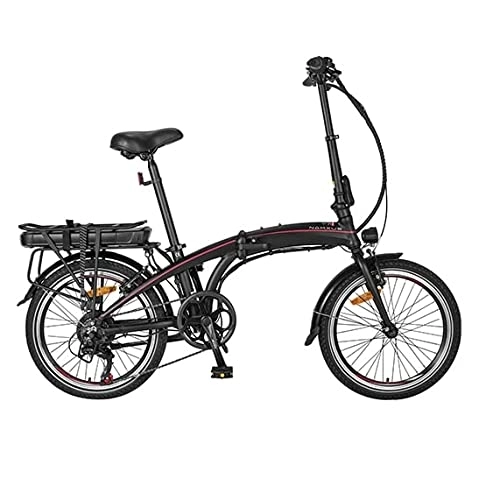 Bici elettriches : NAKXUS 20F039 Biciclette elettriche con batteria rimovibile 36V 10AH Bicicletta elettrica pieghevole per pendolari 20 pollici per adulti