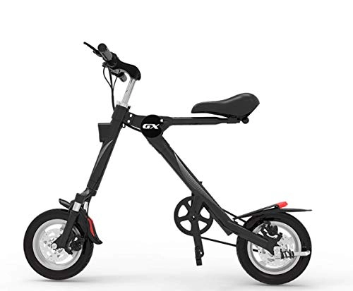 Bici elettriches : NANZHU Piccola Bici elettrica Pieghevole Mini Auto Batteria Ultraleggera (Durata di Potenza 50KM)