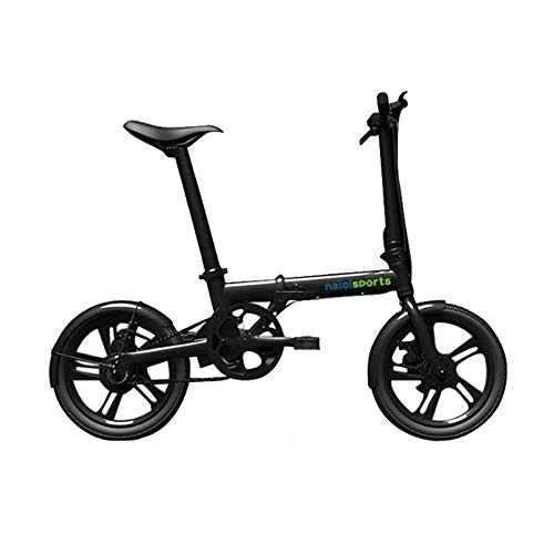 Bici elettriches : No One - Bicicletta elettrica da marcia su tappetino, bicicletta elettrica mini citycoco, con ingranaggi fissi, mini bicicletta