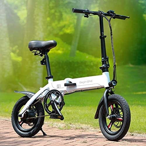 Bici elettriches : NUOLIANG Pieghevole Bicicletta elettrica Ultralight Batteria al Litio Guida for Uomini e Donne for Aiutare la Batteria for Scooter