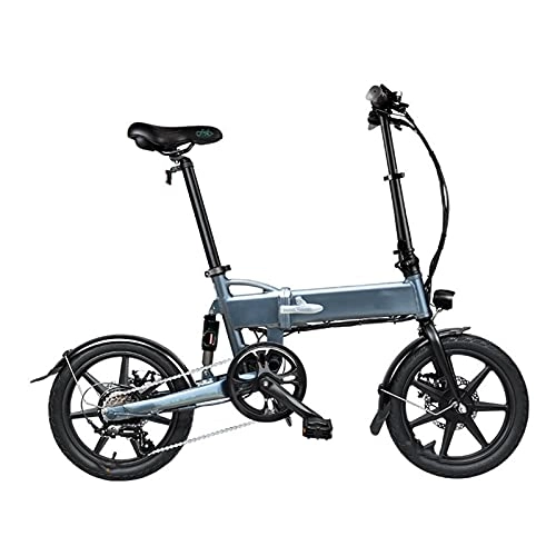 Bici elettriches : paritariny Bici elettrica 36V 250W Bicicletta Pieghevole elettrica per Biciclette per Adulti per Adulti 16 Pollici Mini Pieghevole e-Bike (Color : Black)