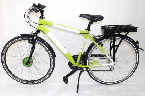 Bici elettriches : PB bici elettrica Croce uomini con motore anteriore, 36V / 10, 4Ah Gepäckträgakku