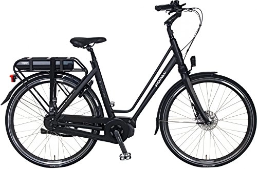 Bici elettriches : POPAL e-volution 11.0 71, 1 cm 53 cm donna 8SP freni a rullo, colore: Nero opaco