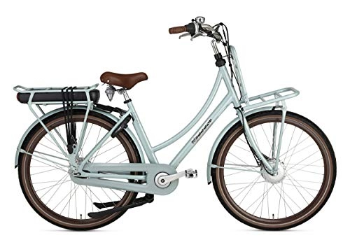 Bici elettriches : POPAL Prestige-E 28 Pollice 50 cm Donne 7SP Freni a rulli Verde