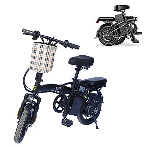 Bici elettriches : QININQ Bicicletta Elettriche da Esterno, 350W Motore Display 3 modalità Mountain Bike E-Bike Bicicletta elettrica per Adulti Adolescenti 48V 8 Ah 25 km / h
