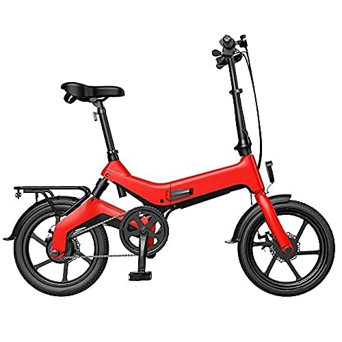 Bici elettriches : QTQZ Bicicletta elettrica Pieghevole Multiuso per Adulti 20'' Bicicletta elettrica per pendolari 7.5AH Batteria agli ioni di Litio Rimovibile Motore 36V 250W e velocità Regolabile Intelligente PE