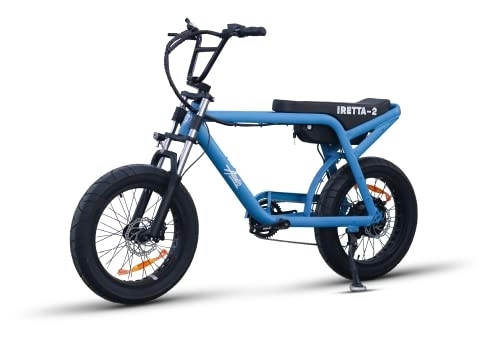 Bici elettriches : Retro Fat EBIKE IRETTA-2 (250 W Blu)