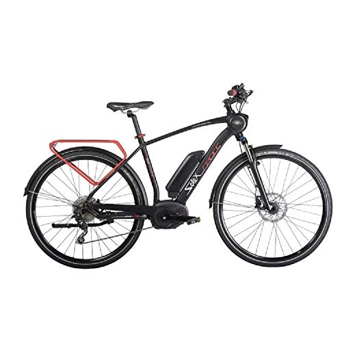 Bici elettriches : Solex Sport Trekking L 28' Nero / Rosso