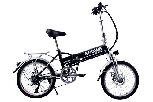 Bici elettriches : Speedrid Bicicletta Elettrica Pieghevole per Adulti, 20'' Bici Elettrica per pendolarismo elettrica con Motore 250W, Batteria 48V 8Ah, Cambio Professionale a 6 velocità