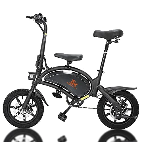 Bici elettriches : SUMEND EU Warehouse Kugoo Kirin B2 / V1 Bicicletta elettrica per motori da 400W per adulti Velocità massima 45km / h Supporto app per pneumatici da 14pollici