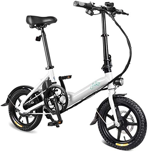 Bici elettriches : Tincocen 1 PCS Unisex Electric Folding Bike Foldable Bicycle Double Disc Brake Portable for Cycling
