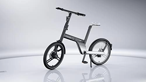Bici elettriches : ToGo85 Big Stone Bicicletta elettrica pieghevole ultraleggera, 200 W, motore anteriore da 20 pollici, batteria da 6, 4 Ah