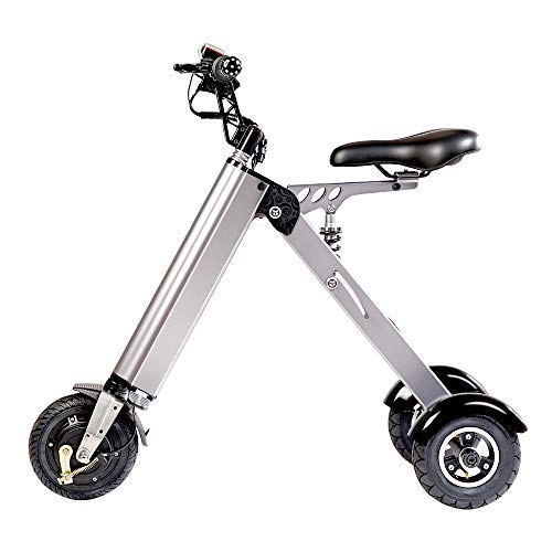 Bici elettriches : TopMate ES31 Scooter elettrico Mini peso triciclo pieghevole con limite di velocit¡§¡è a 3 marce 6-12-20KM / H e 3 ammortizzatori