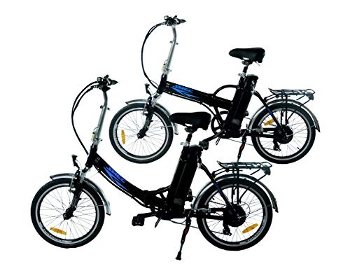 Bici elettriches : Un paio (2 pezzi) bici elettriche 20 pollici (50, 8 cm) SWEMO in alluminio, pieghevoli, Pedelec SW100 e SW200 modello 2016, Sw100 & Sw200, nero, 51 cm