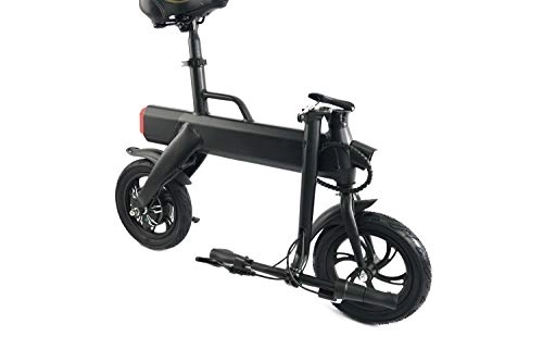 Bici elettriches : Urban Glide E-Bike 120 Nero Alluminio Litio 14 kg