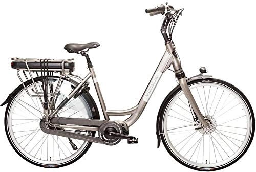 Bici elettriches : Vogue - Bicicletta elettrica da città, 28", 48 cm, donna 7G, colore: Champagne