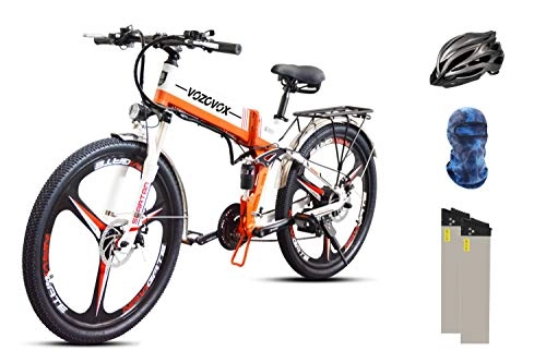 Bici elettriches : VOZCVOX Bicicletta Elettrica Pieghevole, Motore 250W, Batteria Ion Litio, Freni a Disco Idraulici, Unisex Adulto