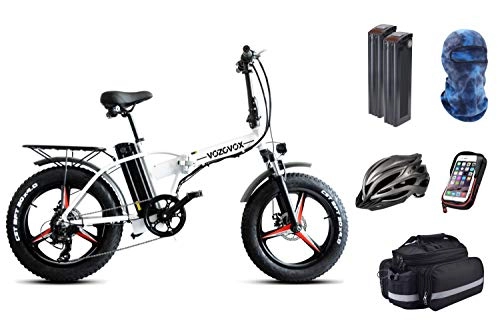 Bici elettriches : VOZCVOX Mountain Bike 500W 48V 10Ah Batteria Bici Elettrica da 26 Pollici con Sedile