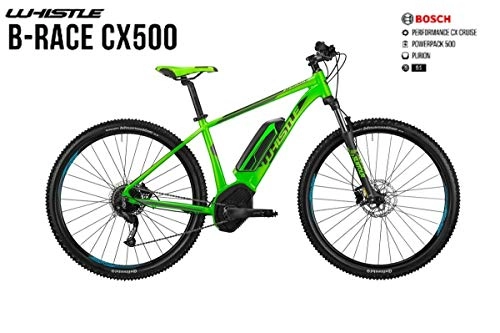 Bici elettriches : WHISTLE E-Bike B-Race CX 500 Ruota 29 Motore 75 NM Batteria 500 WH Gamma 2019 (46 CM - 18")
