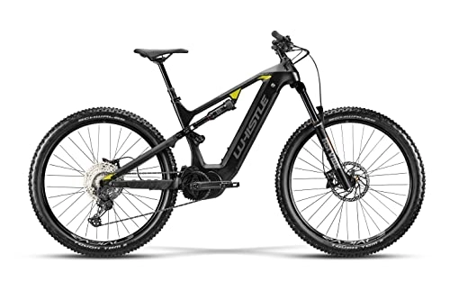 Bici elettriches : WHISTLE O-RUSH C4.2 mtb mountain bike elettrica e-bike 29 bici in carbonio batteria 600 wh (M (MT.1, 65 / 1, 77))