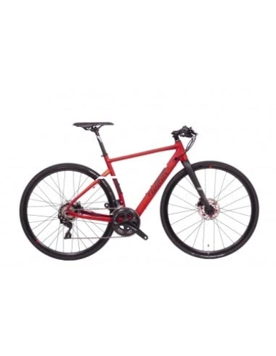 Bici elettriches : Wilier Triestina Bici elettrica in alluminio Hybrid GRX 1x11 FLAT BAR - Rosso, L