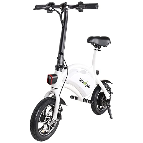 Bici elettriches : Windgoo Bicicletta Elettrica, Bici Elettrica Pieghevole, 36V 6.0AH Litio Batteria, Pneumatici da 12"Pieni d'aria, velocità Max 25km / h…